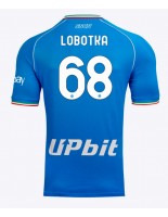 SSC Napoli Stanislav Lobotka #68 Domácí Dres 2023-24 Krátký Rukáv